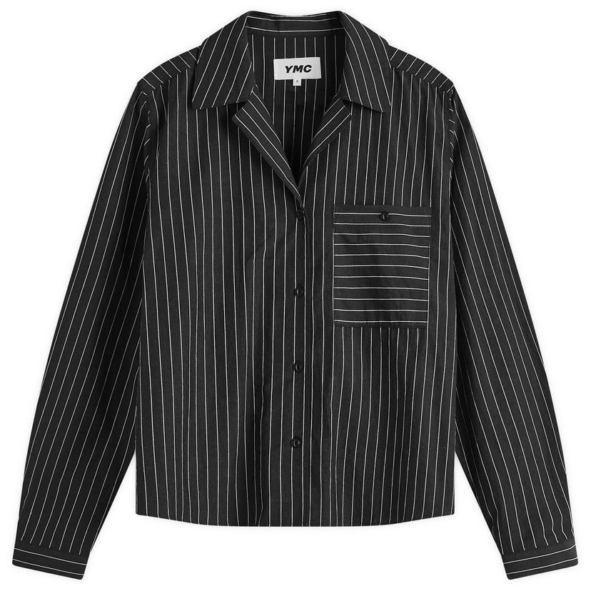 Риза YMC Annie Striped Shirt Черно | Q2XMI-Black