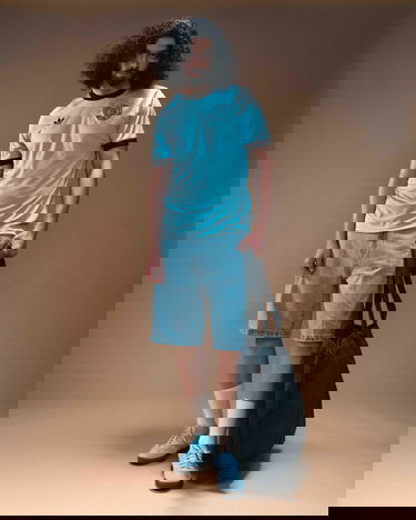 Къси панталони Carhartt WIP WIP OG Single Knee Short Синьо | I034872-01UR, 1