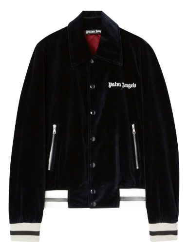 Яке Palm Angels Sunday Life Is Palm Baseball Jacket Черно | PMEA229F22FAB0014903