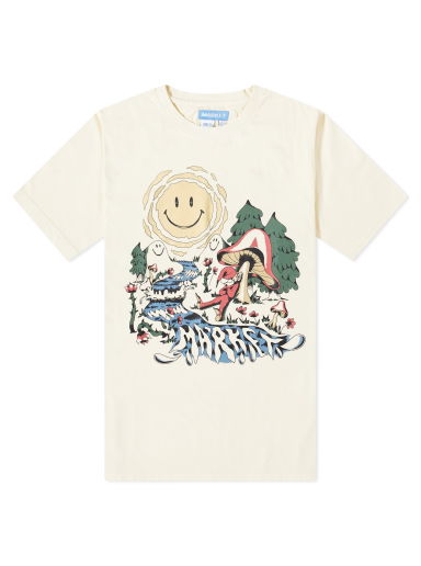 Тениска MARKET Smiley Quiet Time T-Shirt Бежово | 399001549-NTR