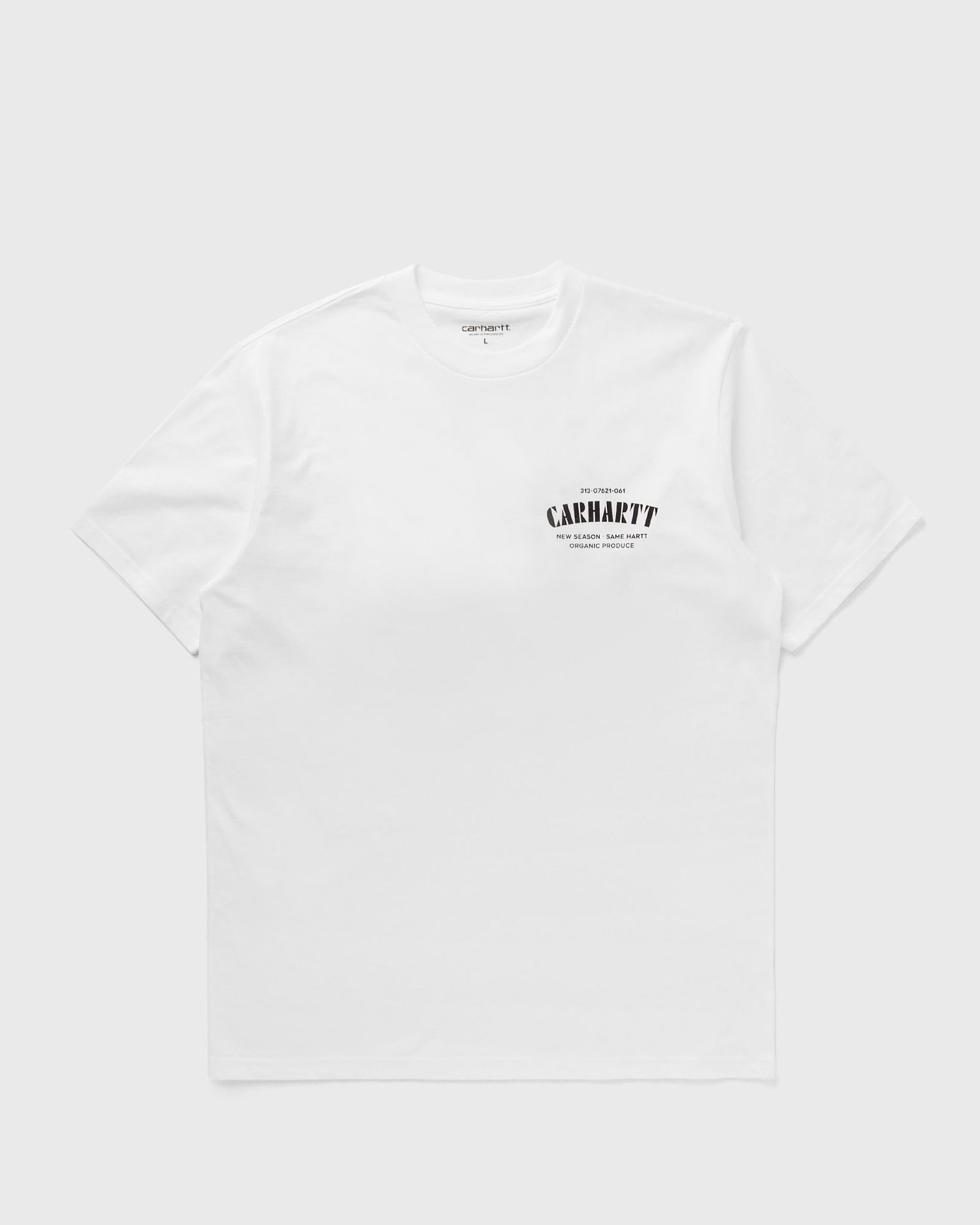 Тениска Carhartt WIP Short Sleeve New Season Same Hartt Organic Produce T-Shirt Бяло | I034761-02.XX, 0