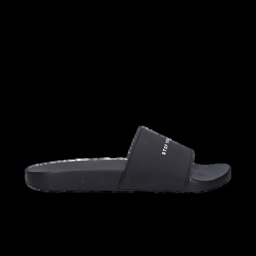 Кецове и обувки Rick Owens Slides Черно | DU01C6821.RUBP11.BLACK