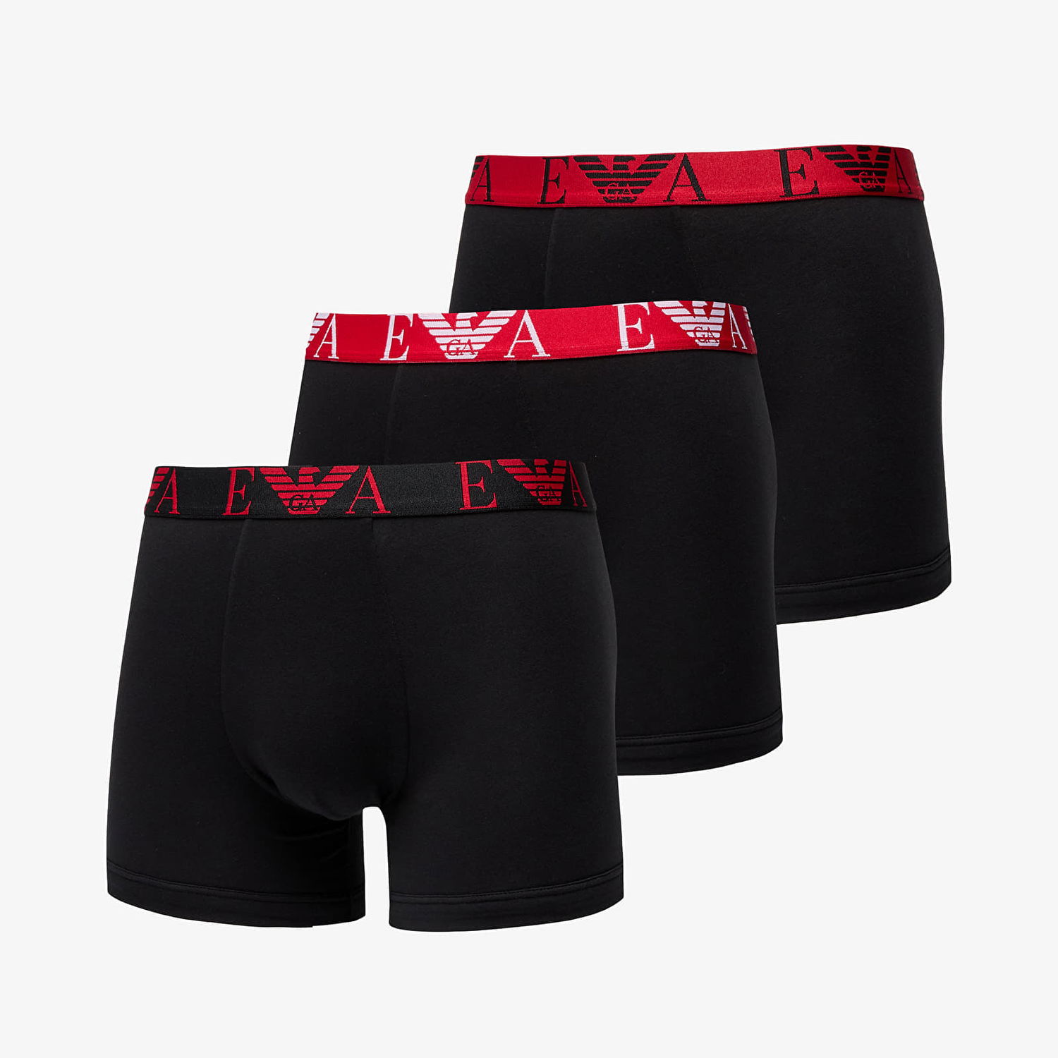 Бельо и чорапи Emporio Armani EA7 Men's Knit 3-Pack Bo Nero/ Nero/ Nero XL Черно | 111473 4F715 38121, 0