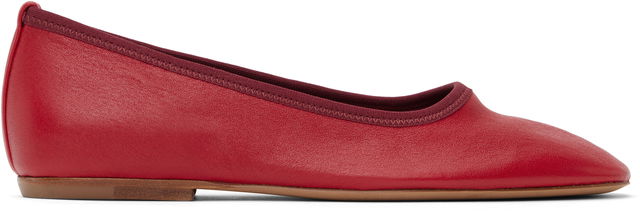 Dries Van Noten Leather Ballerina Flats