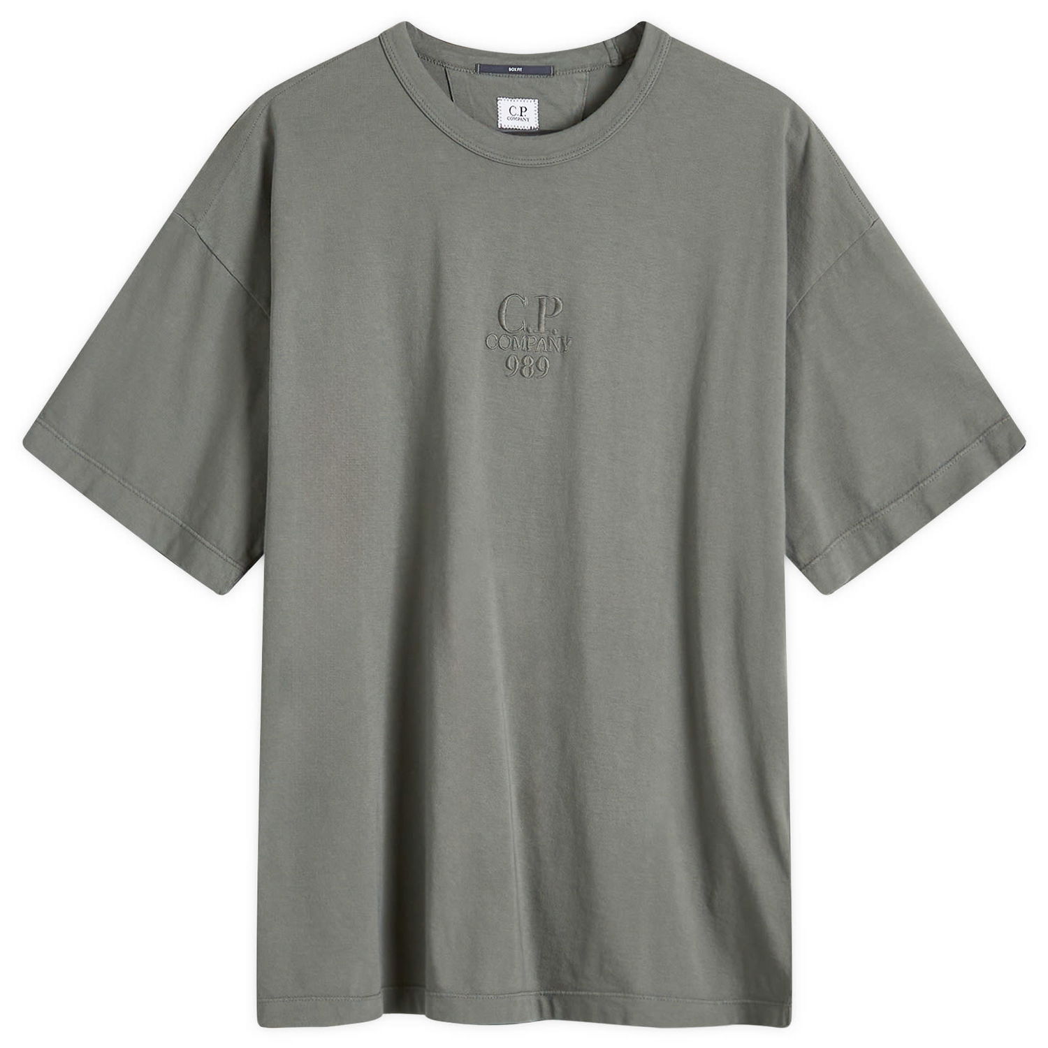 Тениска C.P. Company 20/1 Logo T-Shirt Зелено | CMTS181A-005697G-674, 0