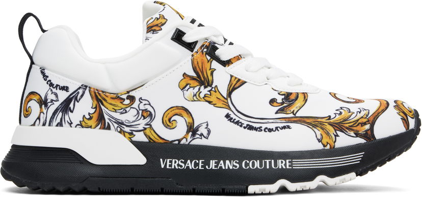 Кецове и обувки Versace Versace Jeans Couture Outline Barocco Dynamic Бяло | E78YA3SA1_EZSC64