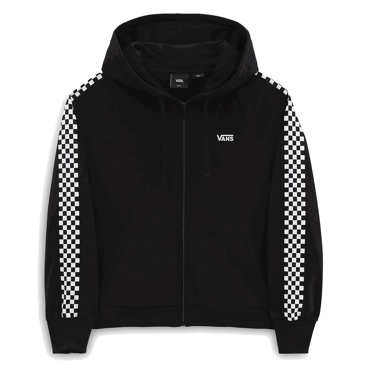 Суитчър Vans Funniest Times LS Zip Hoodie Черно | VN0A7RN6BLK, 0