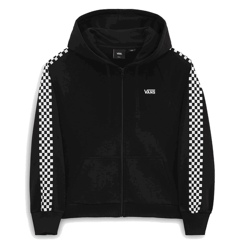 Суитчър Vans Funniest Times LS Zip Hoodie Черно | VN0A7RN6BLK