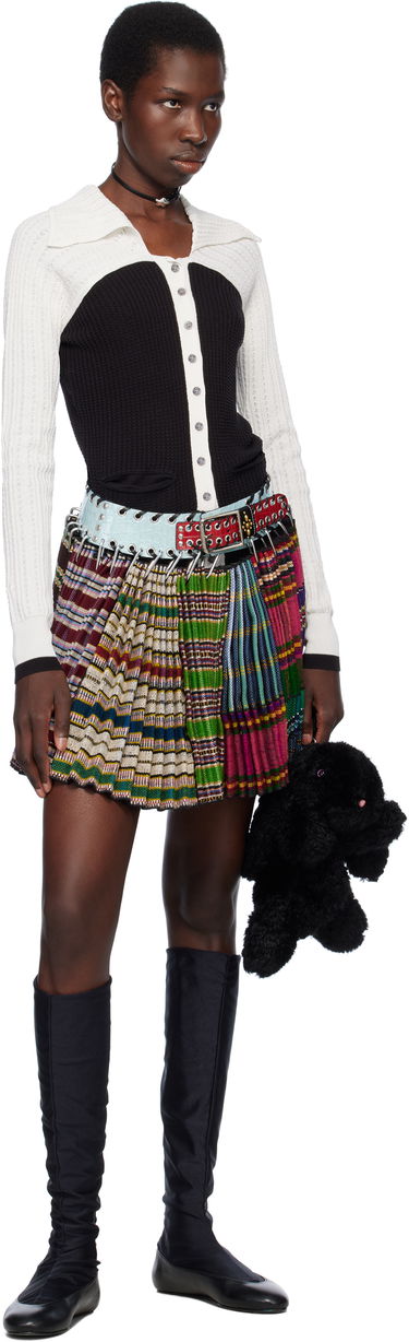 Пола Chopova Lowena Chopova Lowena Remnant Carabiner Pleated Mini Skirt Многоцветен | 3236, 3