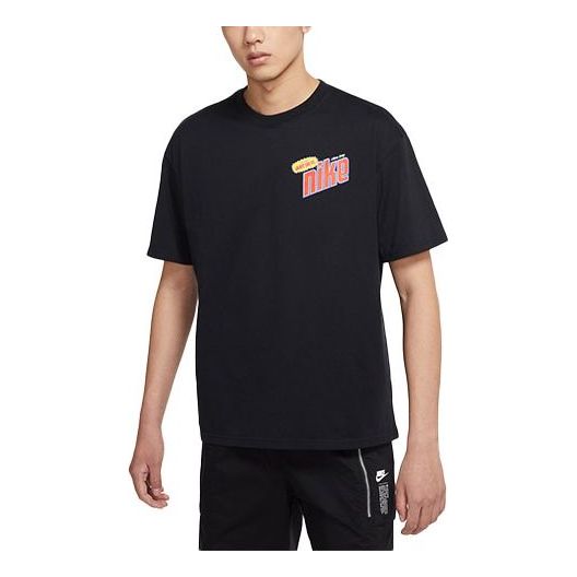 Тениска Nike Back Alphabet Print T-Shirt Черно | DM2198-010