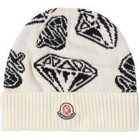 Шапка Moncler Genius x BBC Diamond & Dollar Beanie "Natural" Бяло | 3B000-M1131-02-034, 2