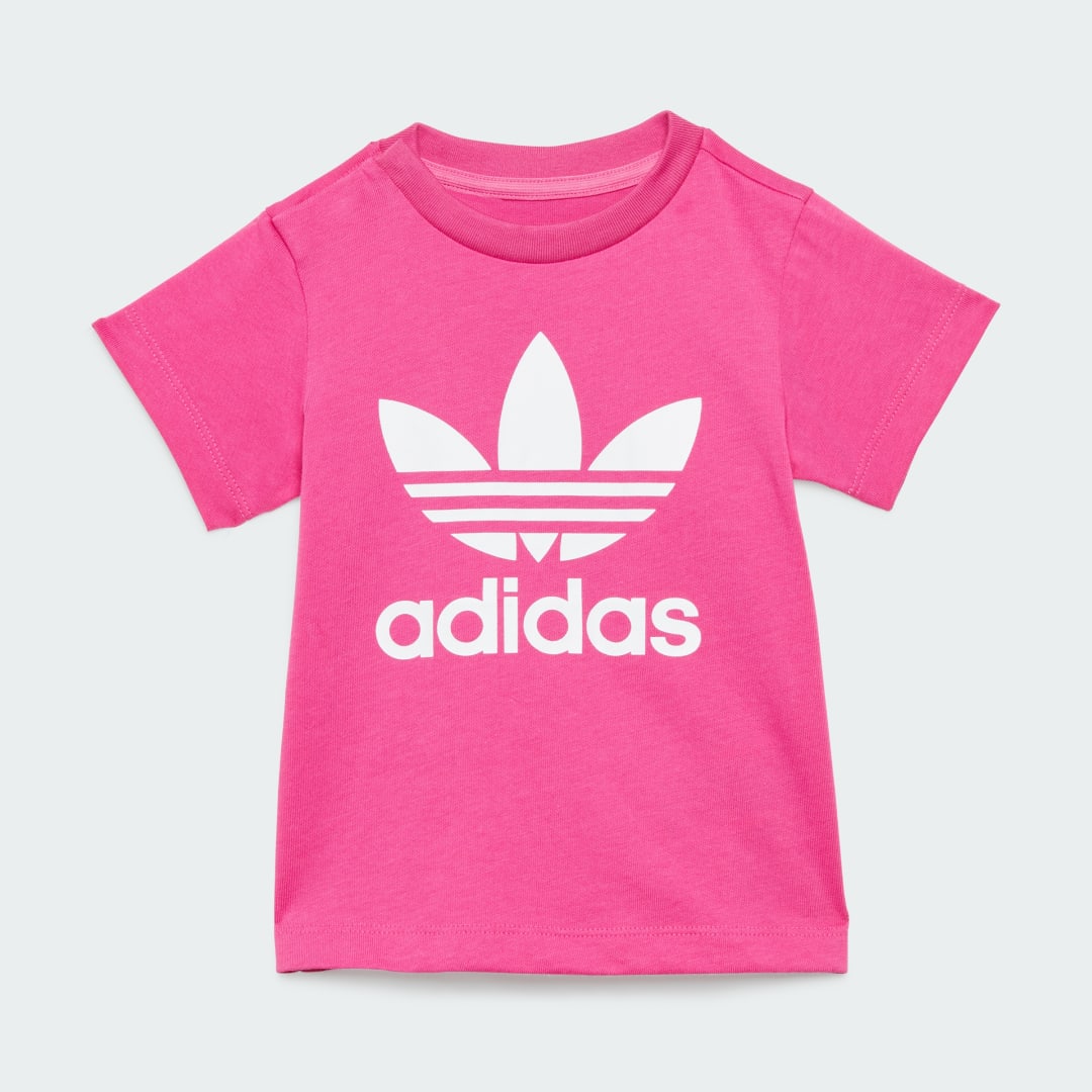 Тениска adidas Performance Trefoil T-Shirt Розово | IX5112, 0