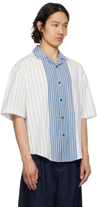 Риза AMI AMI Paris Short Sleeve Boxy Shirt Синьо | HSH286.CO0109, 1