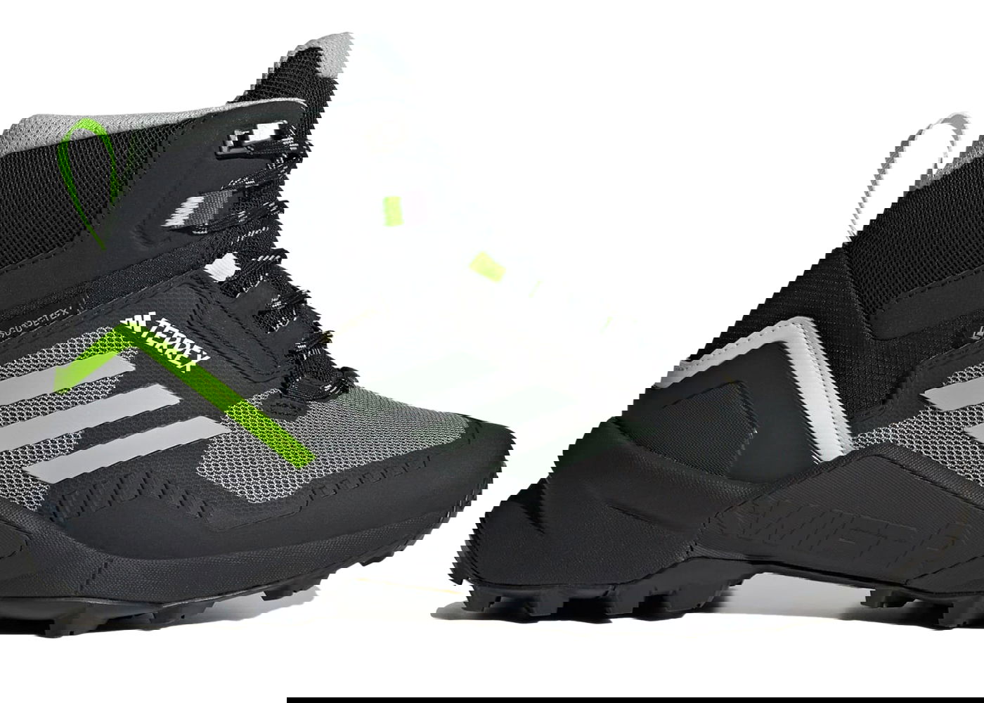 Кецове и обувки adidas Performance adidas Terrex Swift R3 Mid GTX Wonder Silver Lucid Lemon Черно | IF7712, 0