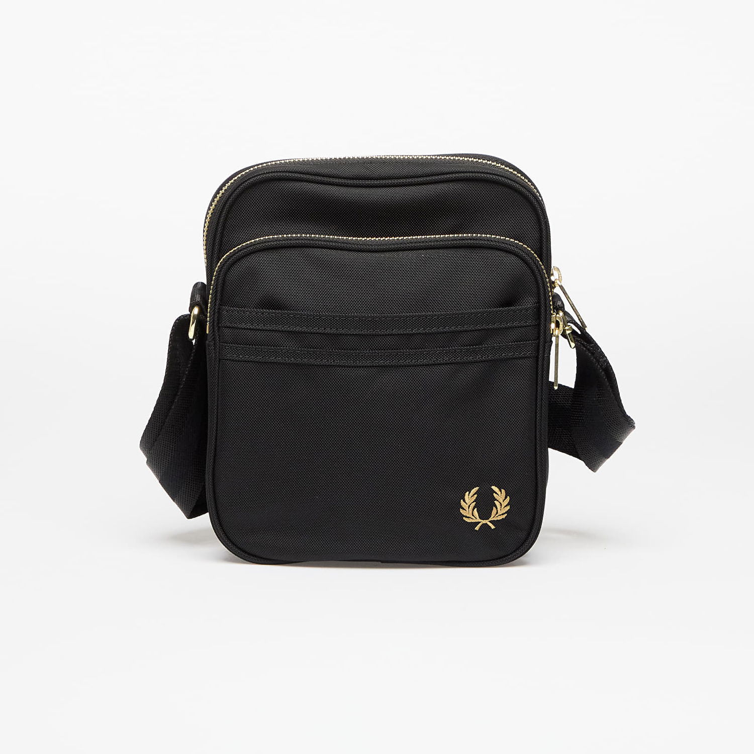 Чанта през рамо Fred Perry Fred Perry Textured Nylon Side Bag Черно | L9259 102, 0
