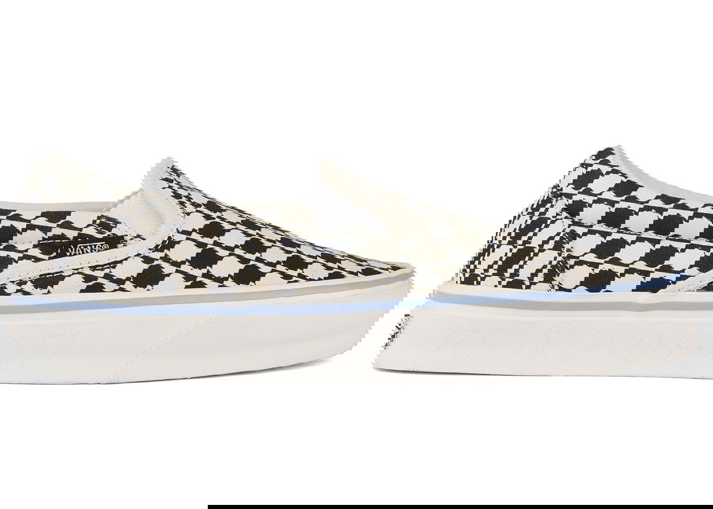 Кецове и обувки Vans OG Slip-On LX Brain Dead Checkerboard Бяло | VN0A45JKBA2, 0