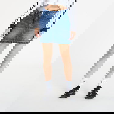 Пола adidas Performance Adicolor Denim Mini Skirt Синьо | JW2649, 4