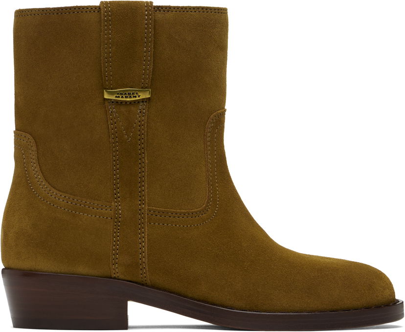 Грижа за обувките ISABEL MARANT Isabel Marant Lylie Suede Boots Кафяво | 25PBO0195FA-C1A23S