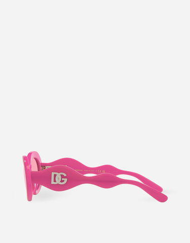 Слънчеви очила Dolce & Gabbana Dolce & Gabbana Dg Crossed Oval Sunglasses Розово | VG4006VP94Z9V000, 2