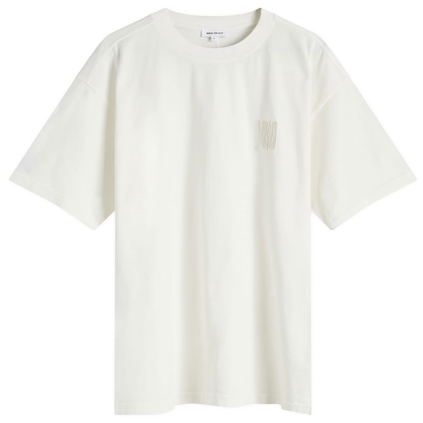 Тениска NORSE PROJECTS Simon Patch Logo T-Shirt Бяло | N01-0667-0957