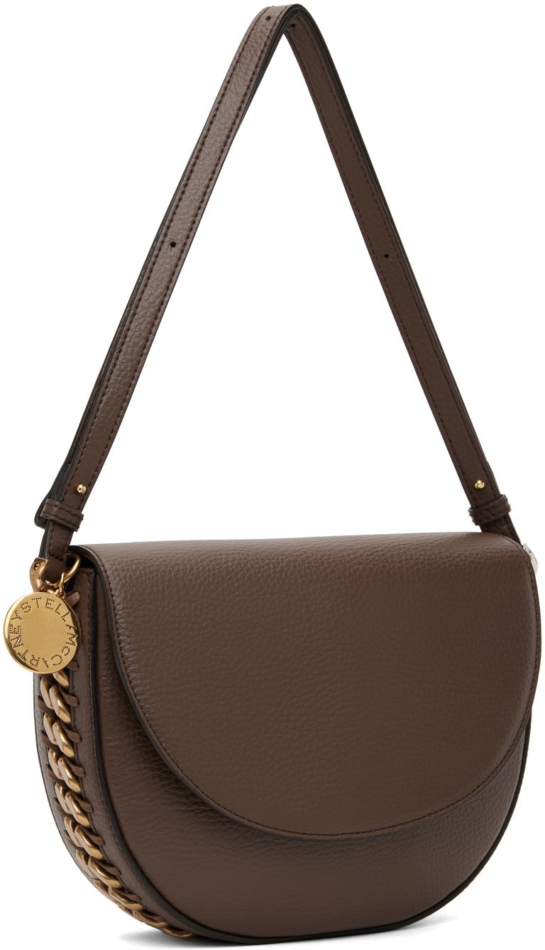 Чанта през рамо Stella McCartney Frayme Medium Shoulder Bag Кафяво | 7B0006WP0316, 1
