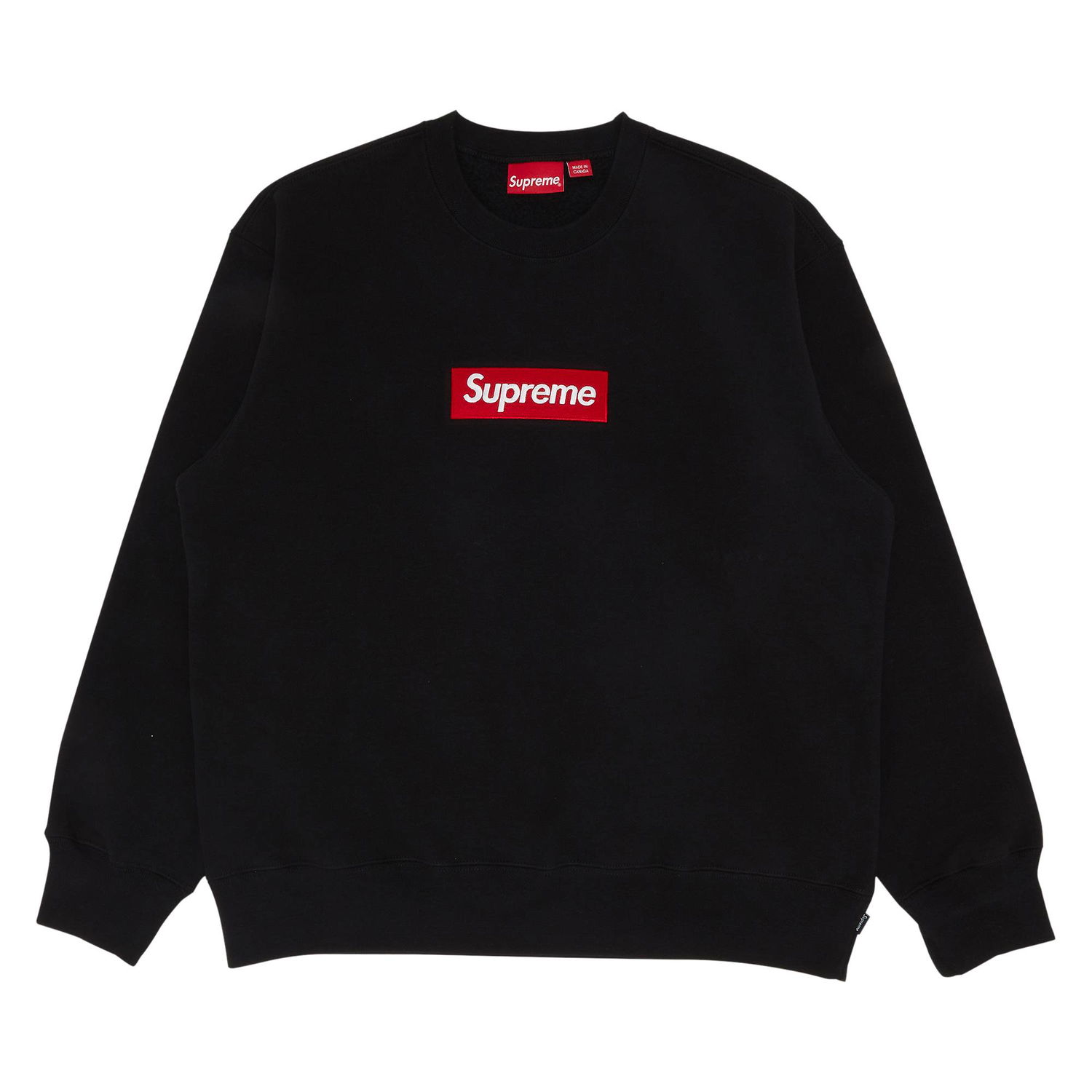 Суитчър Supreme Box Logo Crewneck "Black" Черно | FW22SW65 BLACK, 1