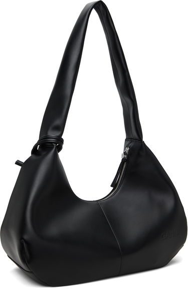 Чанта през рамо GANNI GANNI Medium Shoulder Bag Черно | A6837, 2