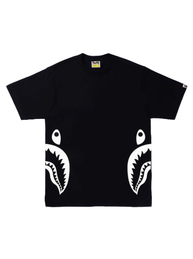 Тениска BAPE Bicolor Side Shark Tee Черно | 1I30-110-027