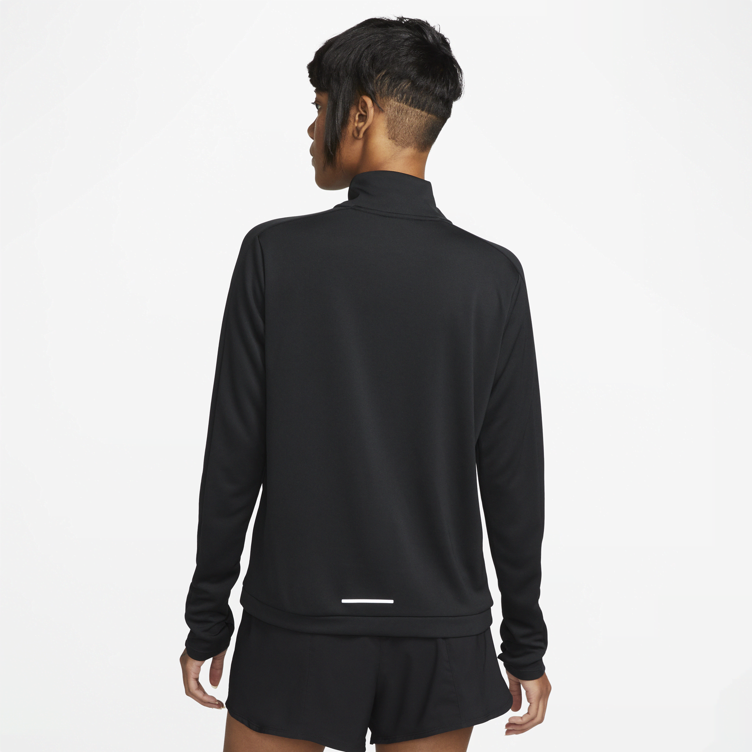 Суитчър Nike Dri-FIT Swoosh Short 1/4 Zip Sweatshirt Черно | DX0952-010, 1