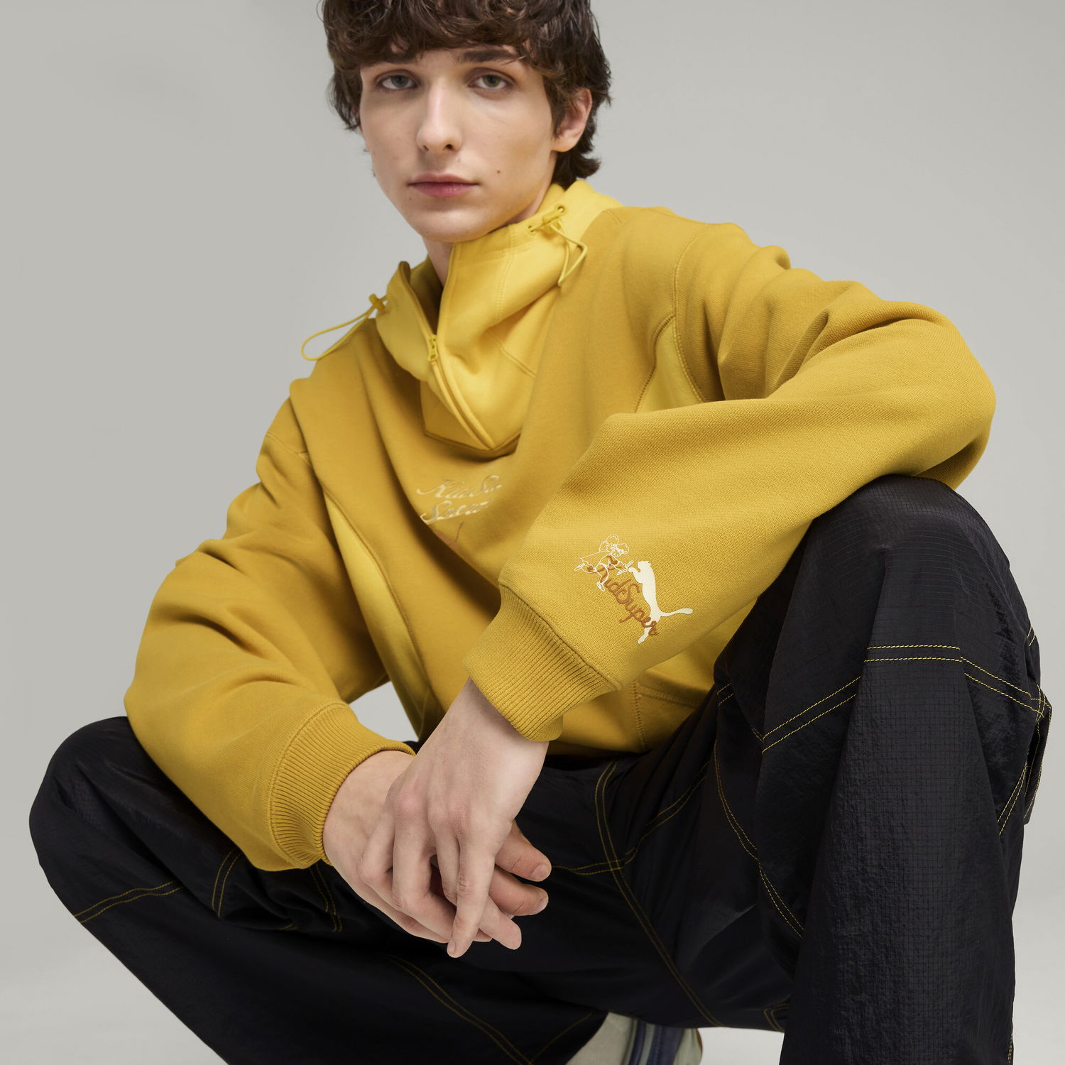 Суитчър Puma KIDSUPER Progressive Hoodie Жълто | 630932_62, 1