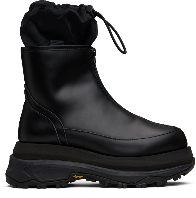 Кецове и обувки sacai sacai Zip Up Boots Черно | 25-08087