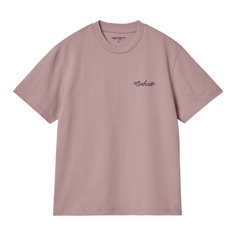 Тениска Carhartt WIP Stitch T-Shirt Розово | I033189_27W_XX