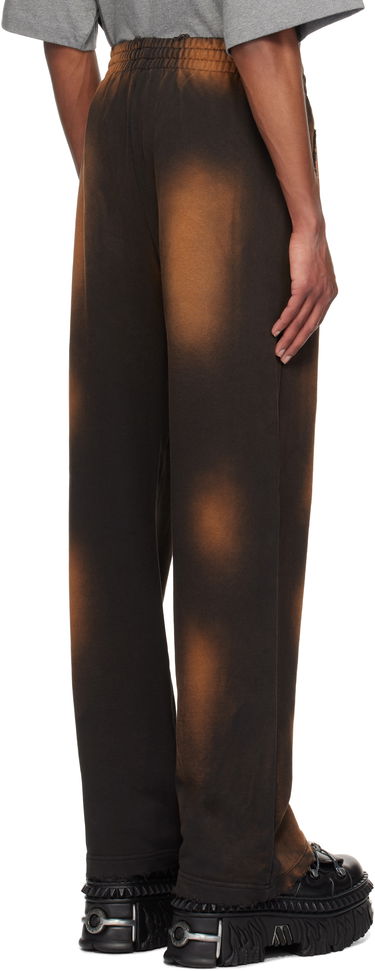 Спортни панталони We11done Washed Logo Sweatpants Кафяво | WD-TA3-24-701-U-BK, 2