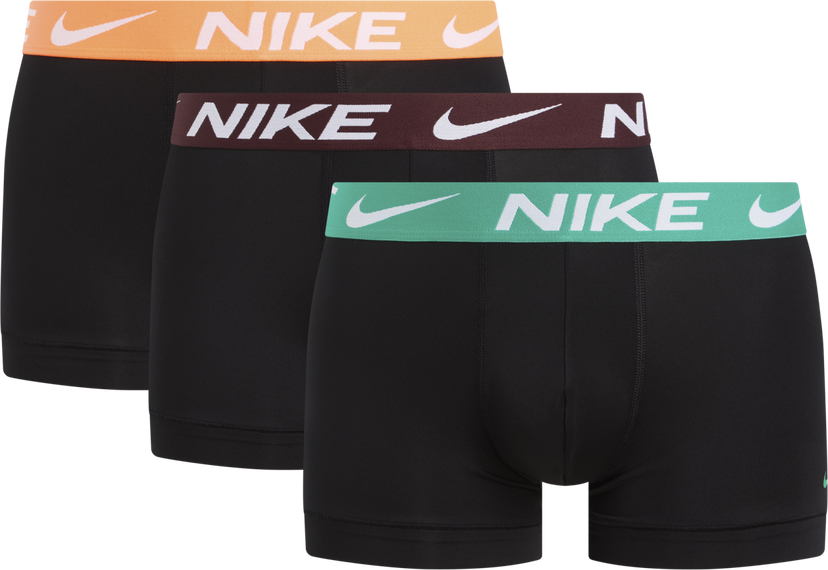 Боксерки Nike Dri-Fit Essential Micro 3 Pack Trunks Черно | 0000KE1156-EWM