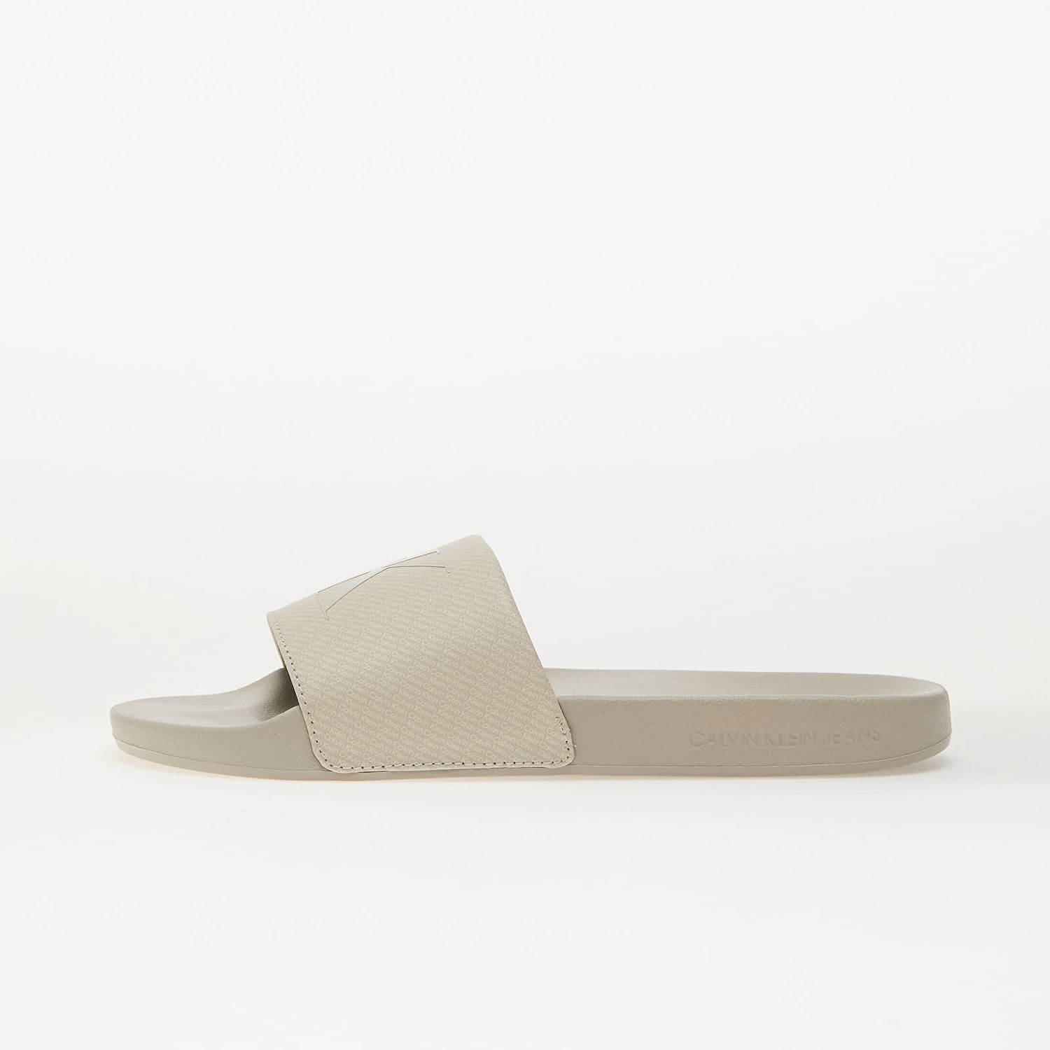 Кецове и обувки CALVIN KLEIN Slide Aop Print Beige Бежово | YM0YM01269 ACF, 0