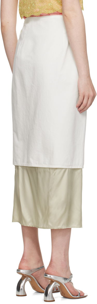 Пола Dries Van Noten Dries Van Noten Wrap Midi Skirt Бежово | 251-010826-1553, 2