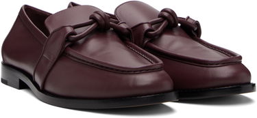 Кецове и обувки Bottega Veneta Bottega Veneta Astaire Knotted Loafers Бургунди | 796445V5DZ02240, 3
