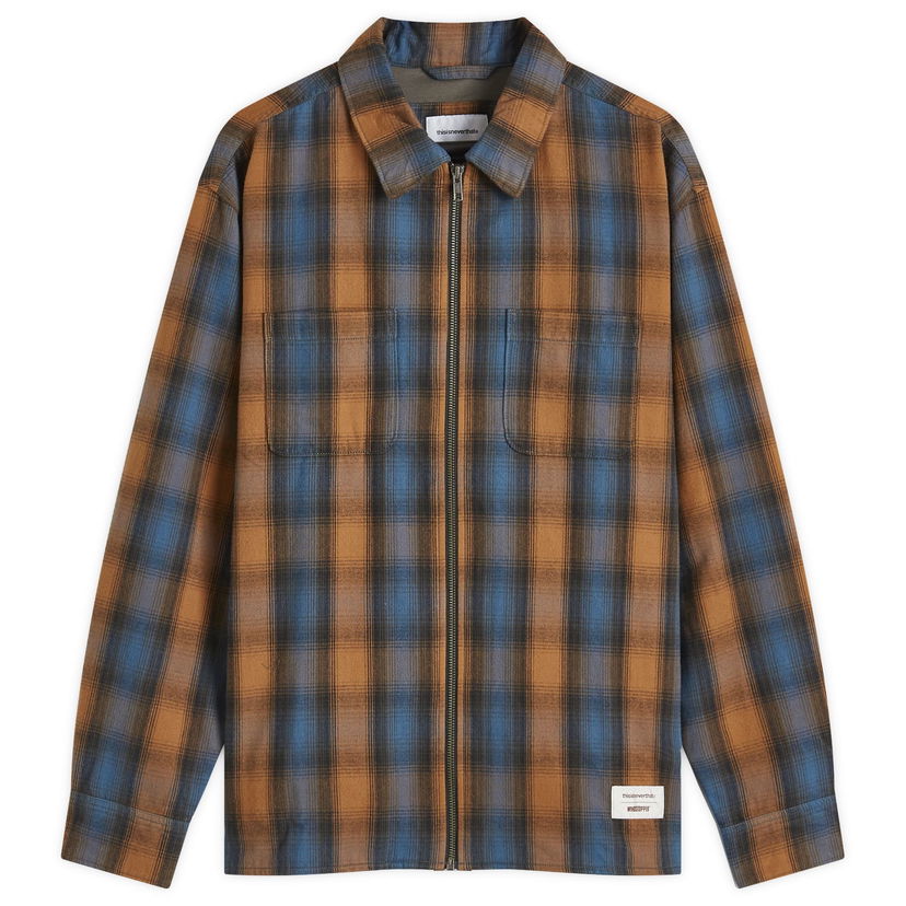 Риза thisisneverthat Windstopper Shaggy Check Shirt Синьо | GT243GSHTL01-BLU