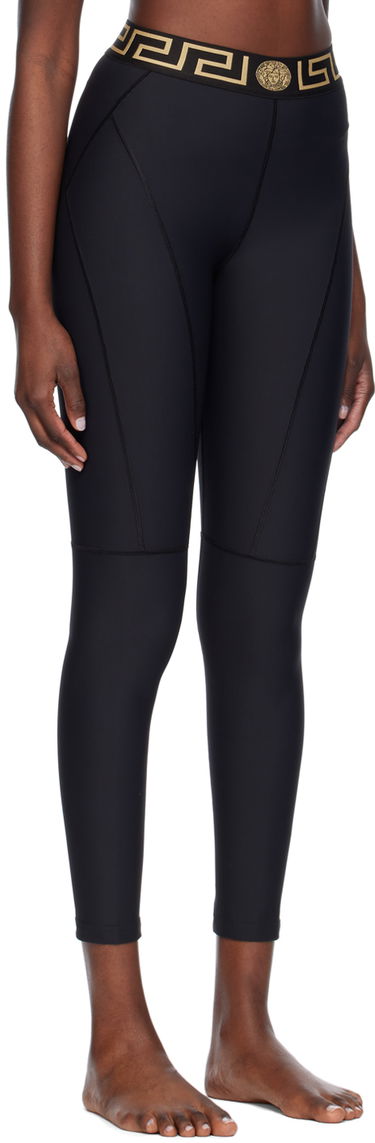 Клинове Versace Versace Greca Leggings Черно | 1004103 1A02322 1B000, 2