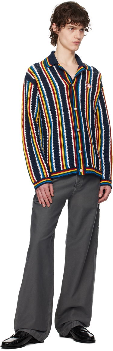 Пуловер Casablanca Casablanca Stripe Crochet Cardigan Многоцветен | MPS25-KW-836-01, 3