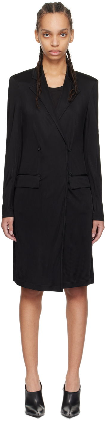 Pокля Helmut Lang Helmut Lang Classic Double-Breasted Coat Черно | O02HW401, 0