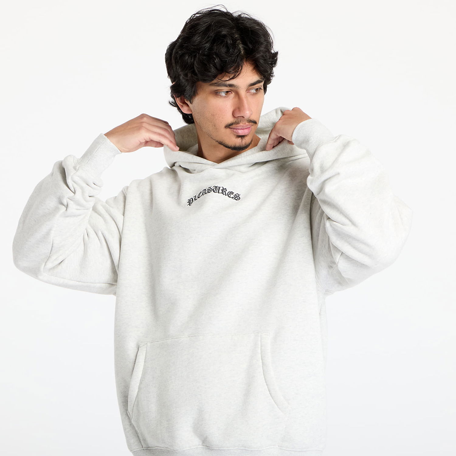 Суитчър Pleasures PLEASURES Neural Hoodie Сиво | P25SU010 GREY, 1