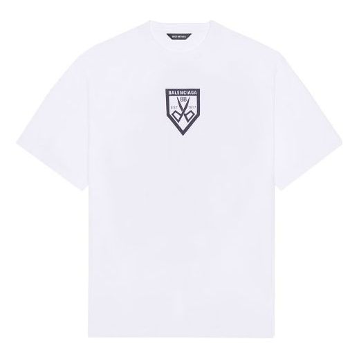 Тениска Balenciaga Balenciaga SS21 Pattern Print T-Shirt Бяло | 651795TKV779040, 0
