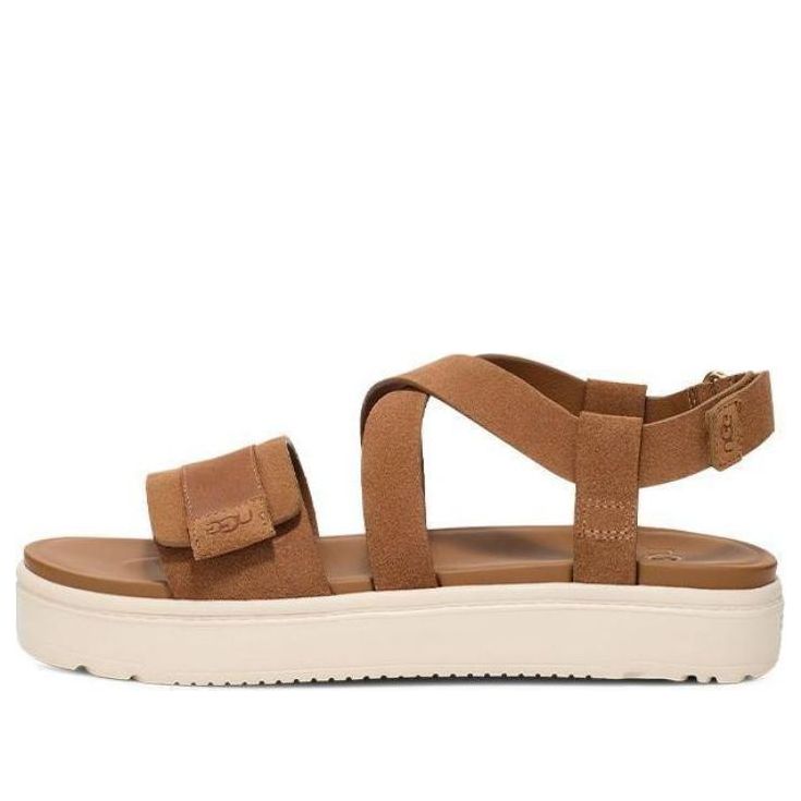 Кецове и обувки UGG Zayne Ankle Strap II Sandals Кафяво | 1158053-CHE