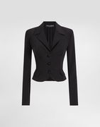 Dolce & Gabbana Short Single-breasted Cady Jacket