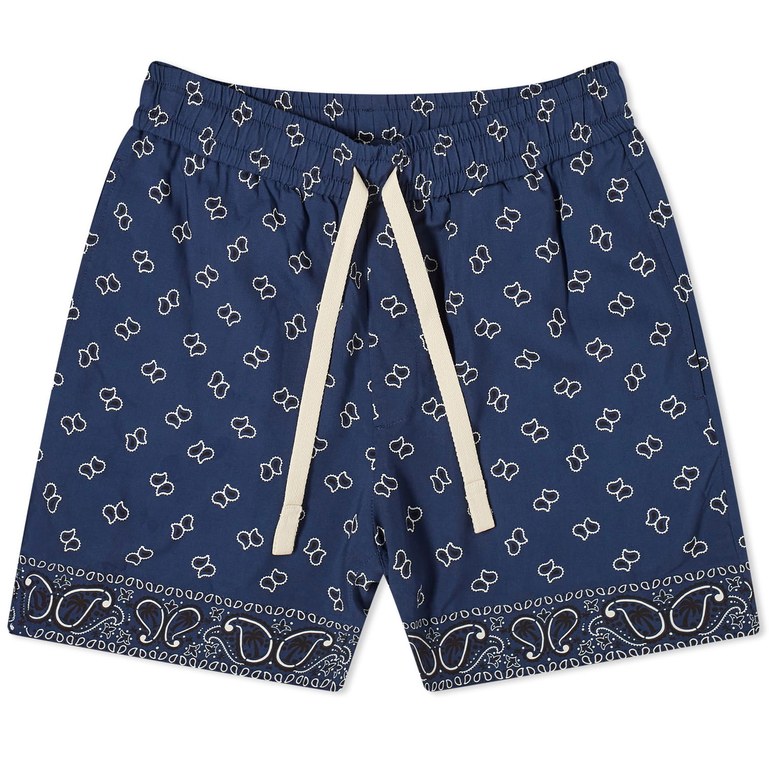 Къси панталони Palm Angels Paisley Shorts Синьо | PMCB034S24FAB0054646, 0