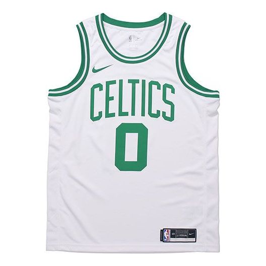 Фланелка Nike NBA Boston Celtics Tatum #0 Basketball Jersey Fan Edition 2020 Бяло | CW3585-107, 0