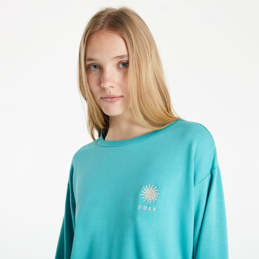 Суитчър Roxy Surfing Moonlight Тюркоазено | ERJFT04545, 1