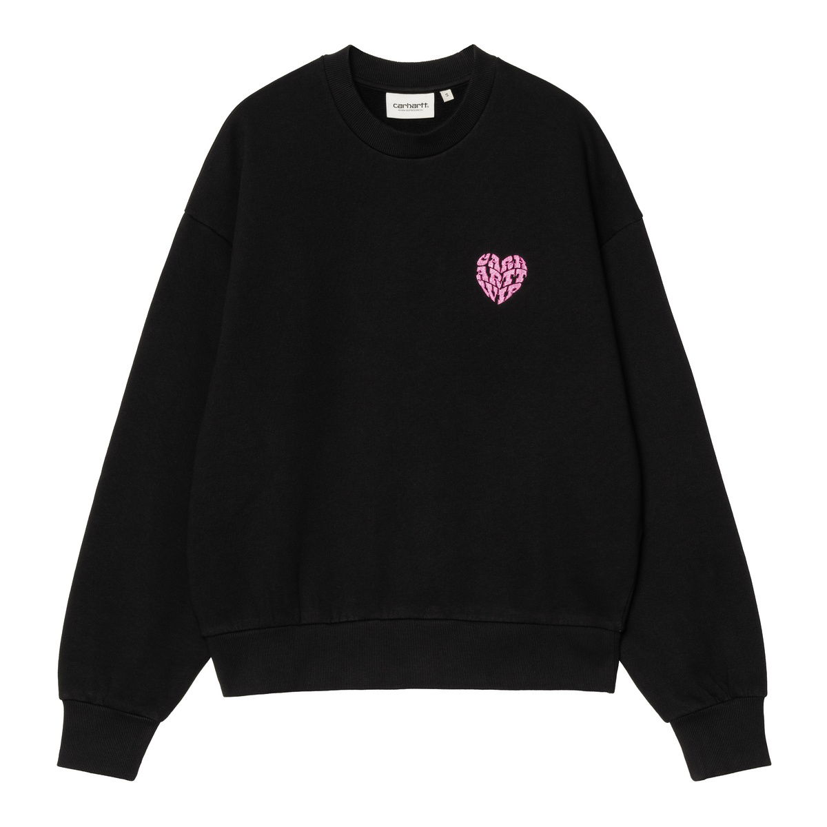 Суитчър Carhartt WIP Black Graphic Print Sweatshirt Черно | I034419_8, 0