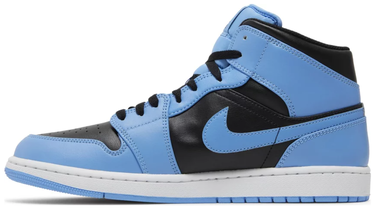 Кецове и обувки Jordan Jordan 1 Mid Black University Blue Синьо | DQ8426-401, 2